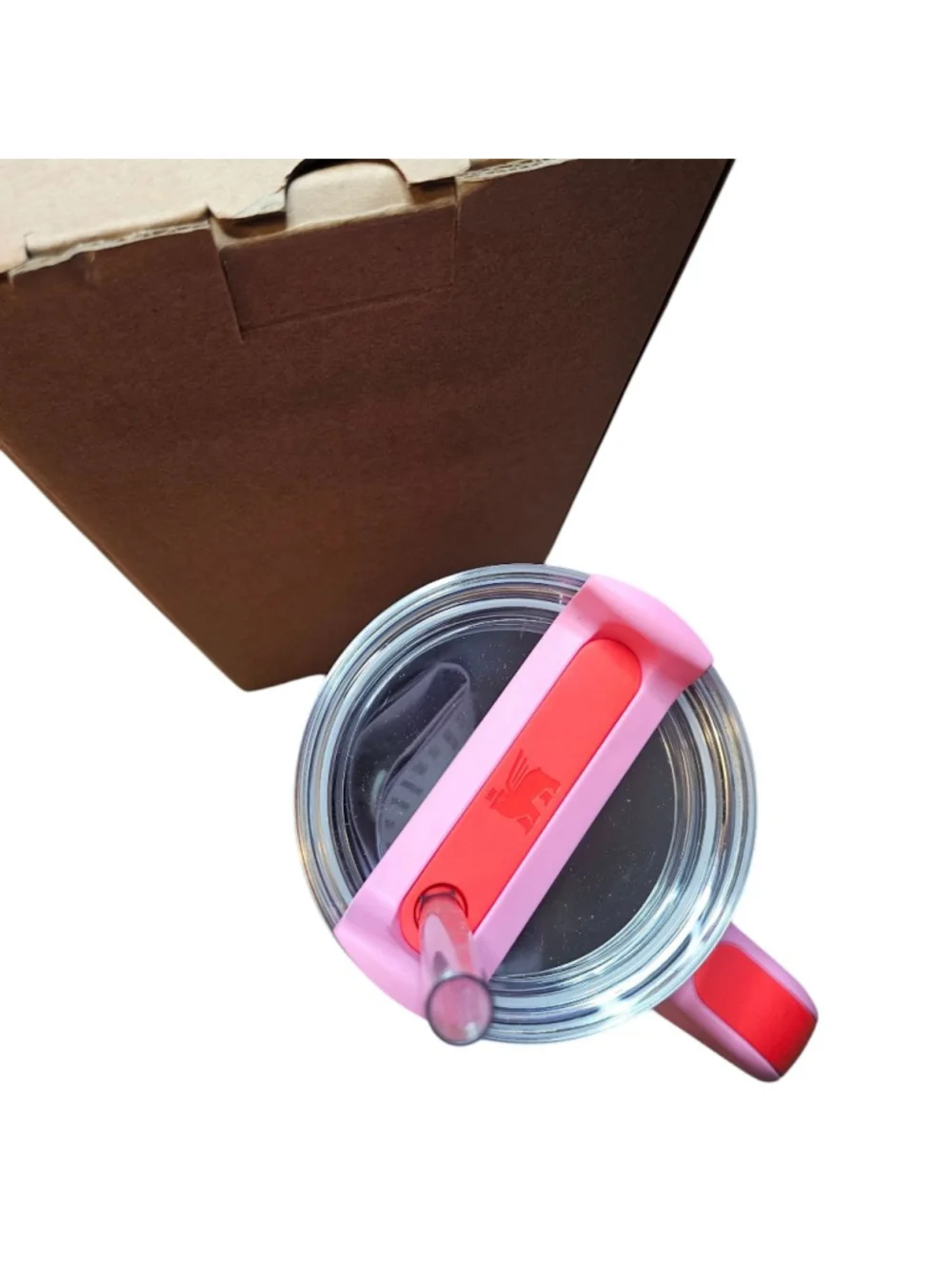 Stanley 40 oz Stainless Steel H2.0 Quencher Tumbler Pink Hearts Valentine's Day - Picture 7 of 8